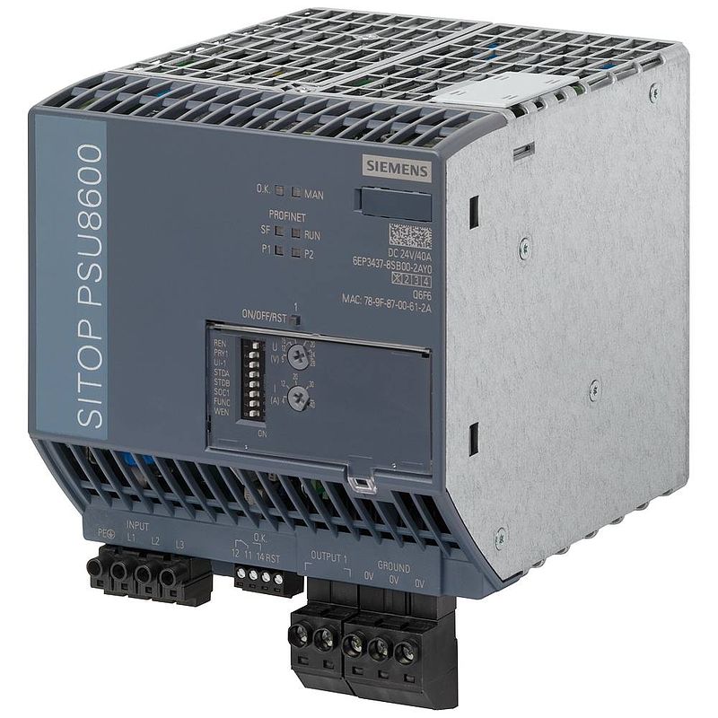 Foto van Siemens 6ep3437-8sb00-2ay0 din-rail netvoeding inhoud: 1 stuk(s)