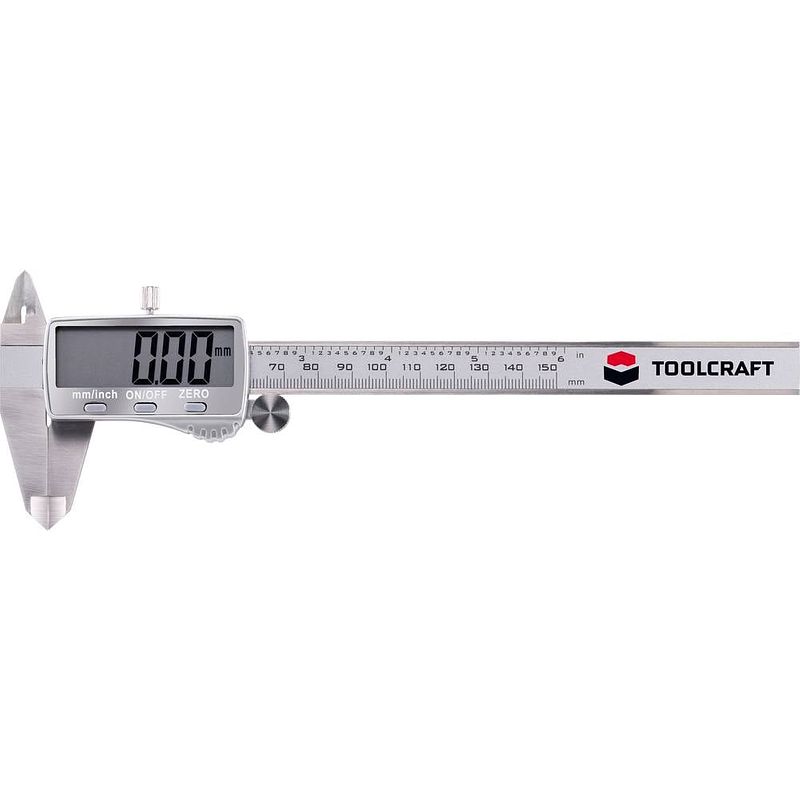 Foto van Toolcraft to-5664642 digitale schuifmaat 150 mm