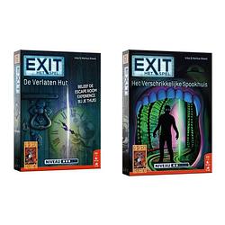 Foto van Spellenbundel - 2 stuks - exit - de verlaten hut & exit - het verschrikkelijke spookhuis