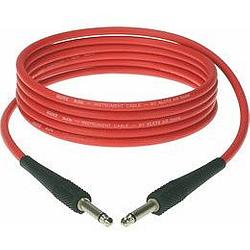 Foto van Klotz kik3.0pprt jack 6.35mm - jack 6.35mm instrumentenkabel rood 3 m