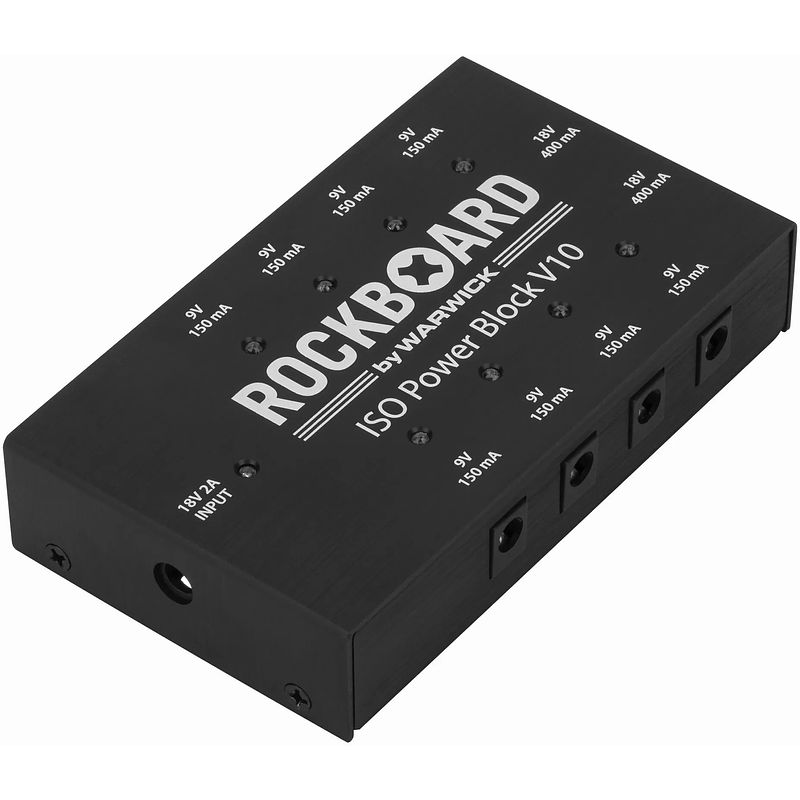 Foto van Rockboard iso power block v10 multi-voeding voor effectpedalen