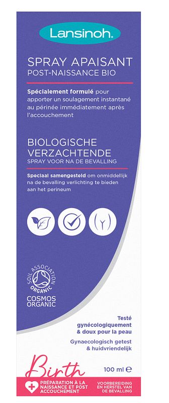 Foto van Lansinoh verzachtende biologische spray