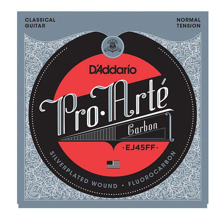 Foto van D'saddario ej45ff pro arte carbon snarenset voor klassieke gitaar