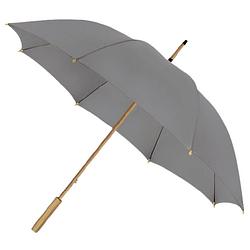 Foto van Impliva paraplu eco 102 cm bamboe/polyester grijs