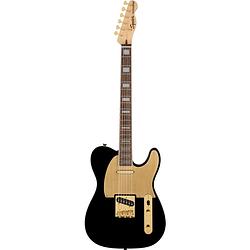 Foto van Squier 40th anniversary telecaster gold edition il black elektrische gitaar