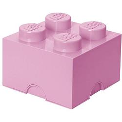 Foto van Lego brick 4 opbergbox - roze