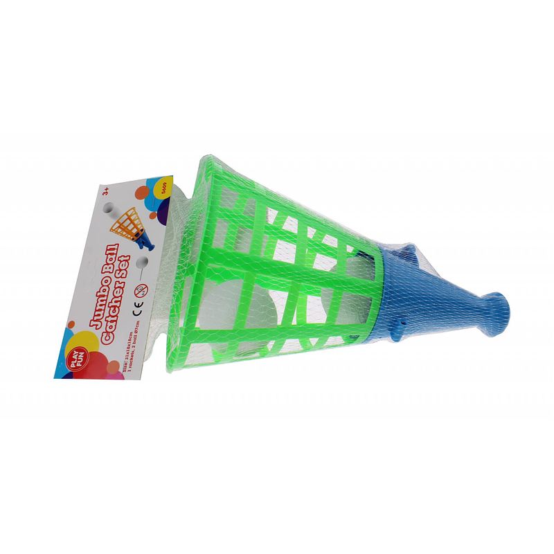 Foto van Playfun vangbeker 3-delig groen/blauw