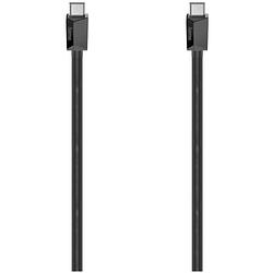 Foto van Hama usb-c-kabel full-featured, e-marker, usb 3.2 gen1, 5 gbit/s, 0,75 m kabel zwart