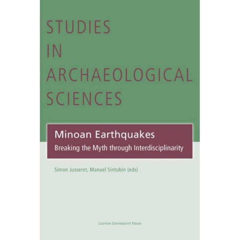 Foto van Minoan earthquakes - studies in archaeol