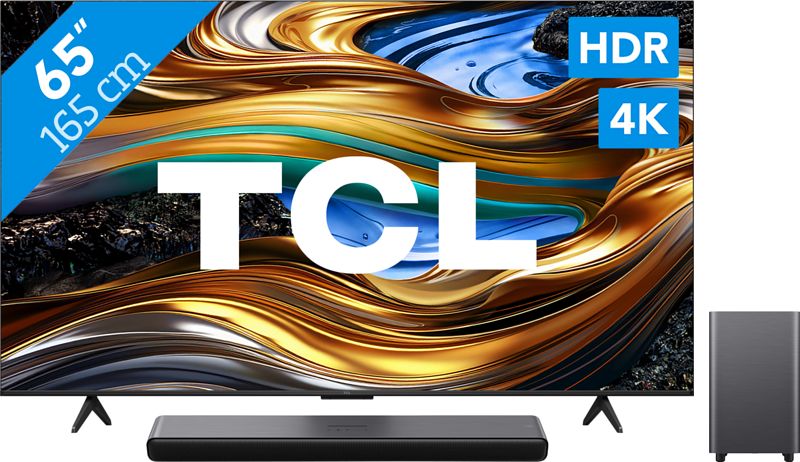 Foto van Tcl 4k led 65p71b (2024) + soundbar