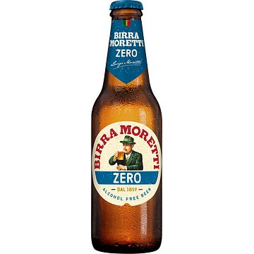 Foto van Birra moretti zero 0.0 bier fles 300ml bij jumbo