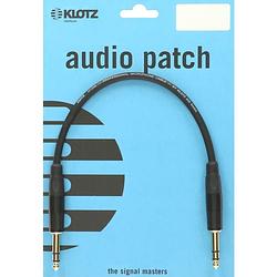 Foto van Klotz b-3 b3pp1k0030 audiokabel 6.3mm jack 3p verguld 0.3m