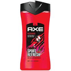 Foto van Axe - douchegel & shampoo 2-in-1 sport fresh recharge - voordeelverpakking 12 x 400 ml