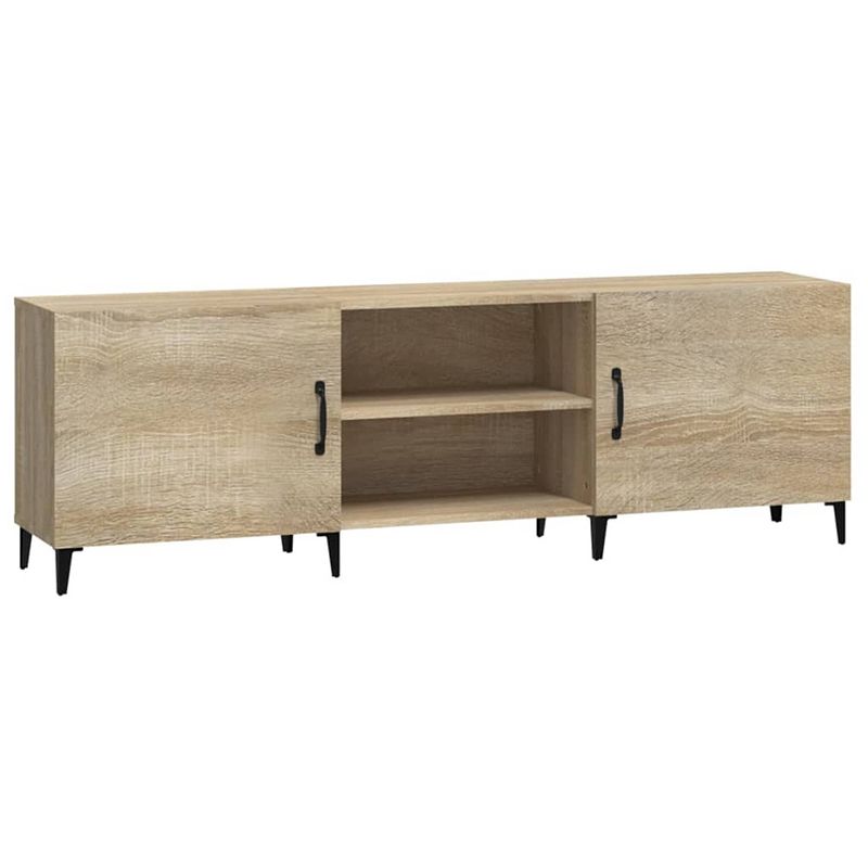 Foto van Vidaxl tv-meubel 150x30x50 cm bewerkt hout sonoma eikenkleurig