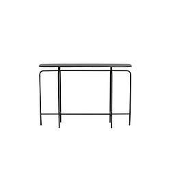 Foto van Light&living side table 120x30x80 cm zapala antiek zwart-mat zwart