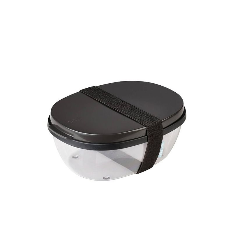 Foto van Mepal - saladbox ellipse - nordic black