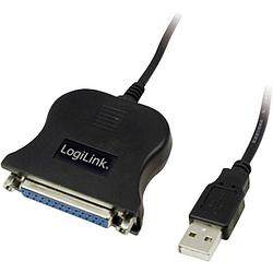 Foto van Logilink usb 1.1 aansluitkabel [1x usb 1.1 stekker a - 1x d-sub bus 25-polig] ua0054