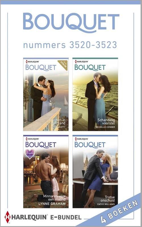 Foto van Bouquet e-bundel nummers 3520-3523 (4-in-1) - cathy williams - ebook (9789402503265)