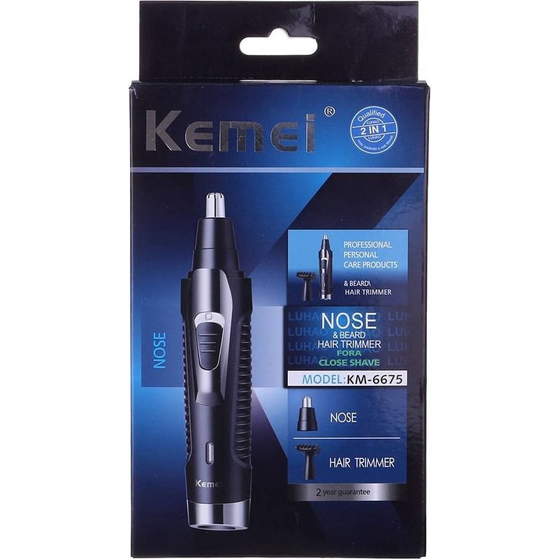 Foto van Kemei neus/baard trimmer km-6675-b