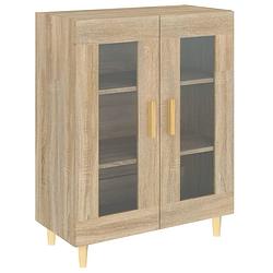 Foto van Vidaxl dressoir 69,5x34x90 cm bewerkt hout sonoma eikenkleurig