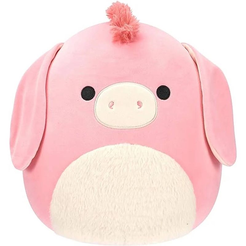 Foto van Squishmallows knuffel maudie de roze ezel - 50 cm