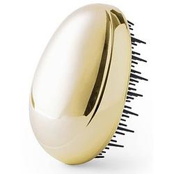 Foto van Handbagage haarborstel anti-klit goud 9 cm - haarborstels