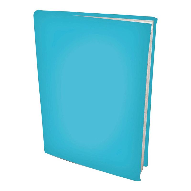 Foto van Rekbare boekenkaften - aqua blauw - a4 - 12 stuks