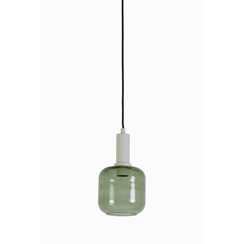 Foto van Light & living - hanglamp lekar - 16x16x26 - groen