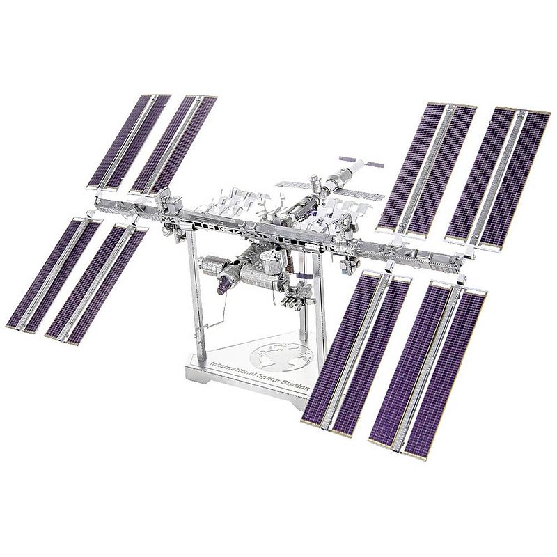 Foto van Metal earth iconx international space station (iss) metalen bouwpakket