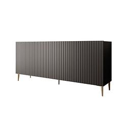 Foto van Meubella dressoir king - 180 cm - mat zwart