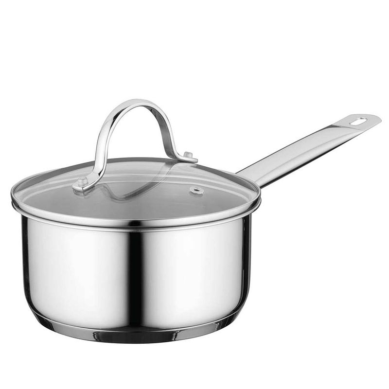 Foto van Steelpan comfort met deksel, 16 cm - berghoff essentials