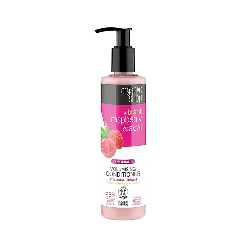 Foto van Volumising conditioner voor volumising hair conditioner framboos & acai 280ml