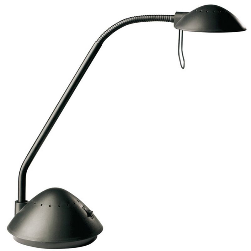 Foto van Bureaulamp alco halogeen g4 230/12v, 20w, zwart