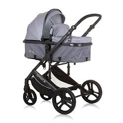 Foto van Chipolino amore opvouwbare 3 in 1 kinderwagen met luiertas ash grey