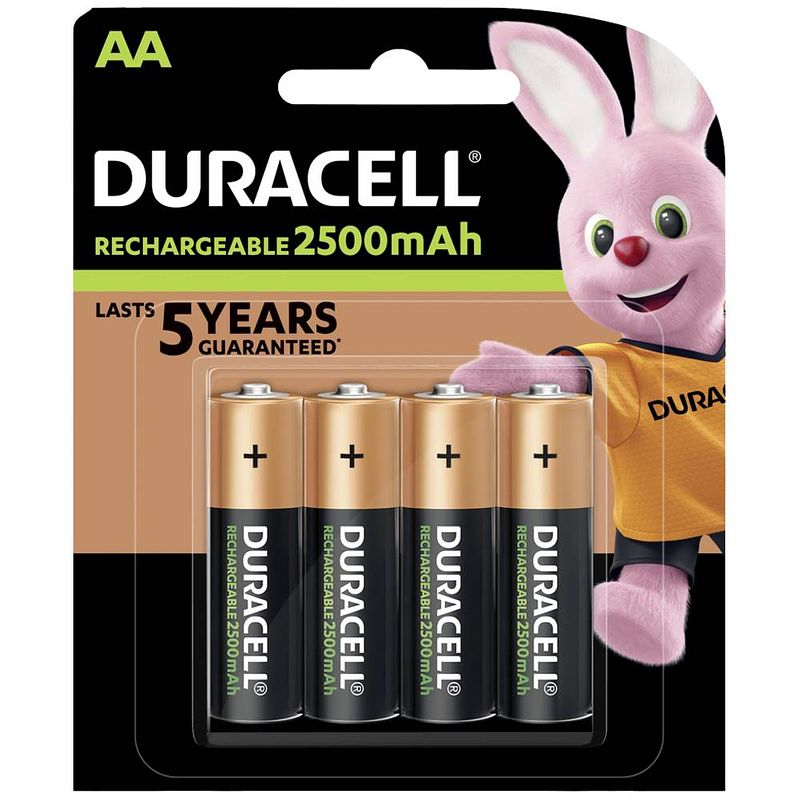 Foto van Duracell recharge ultra aa-batterijen 4 stuks