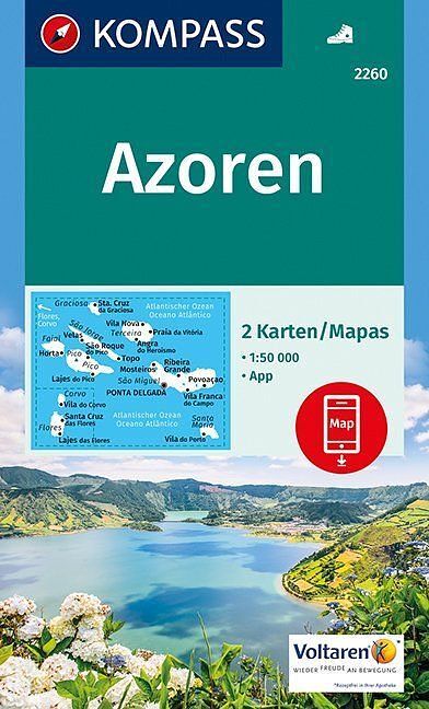 Foto van Kompass wk2260 azoren - paperback (9783990442678)