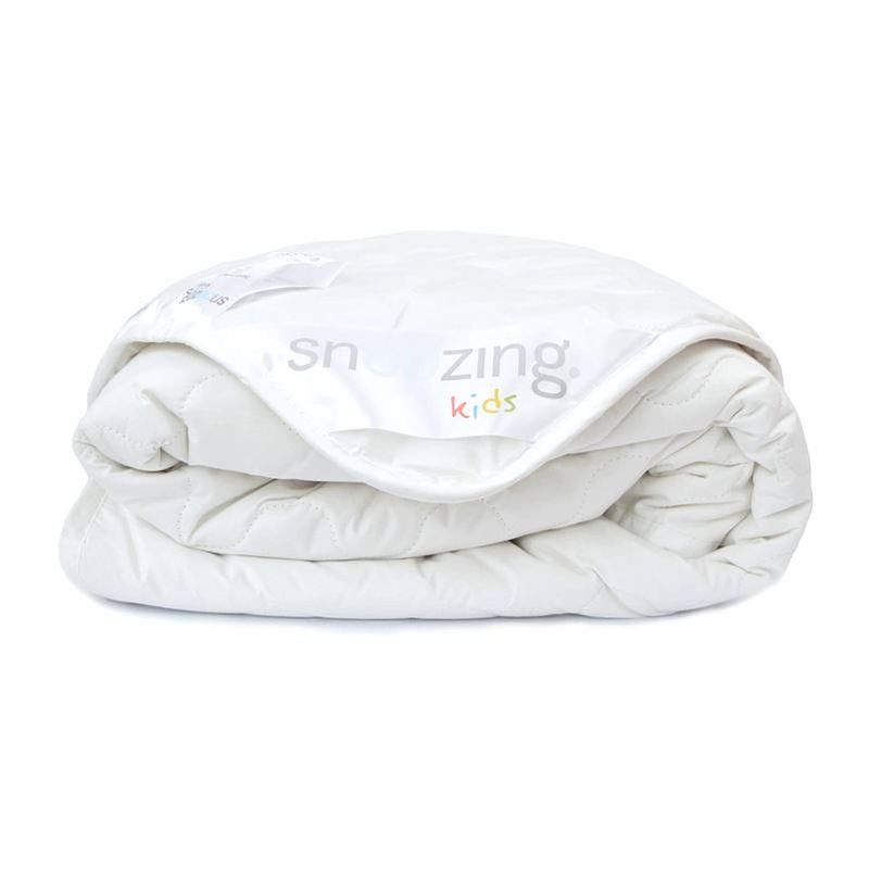 Foto van Snoozing diamond - wol - kinderdekbed - ledikant - 100x135 cm - wit