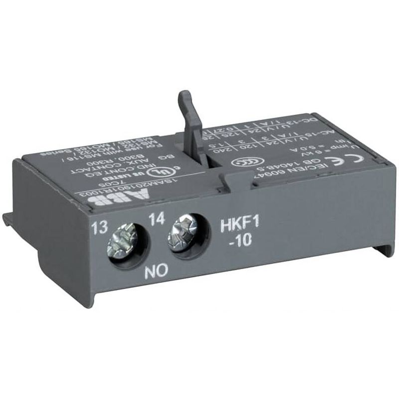 Foto van Abb hkf1-10 hulpcontactblok voor bescherming 10 stuk(s) 1x no