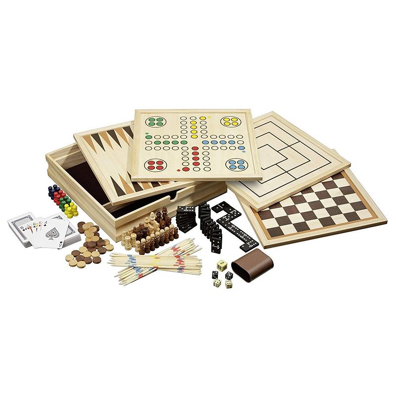 Foto van Philos houten game set compendium 10 - medium