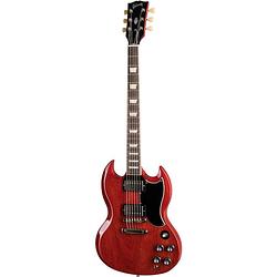 Foto van Gibson original collection sg standard 's61 stop bar vintage cherry elektrische gitaar met koffer