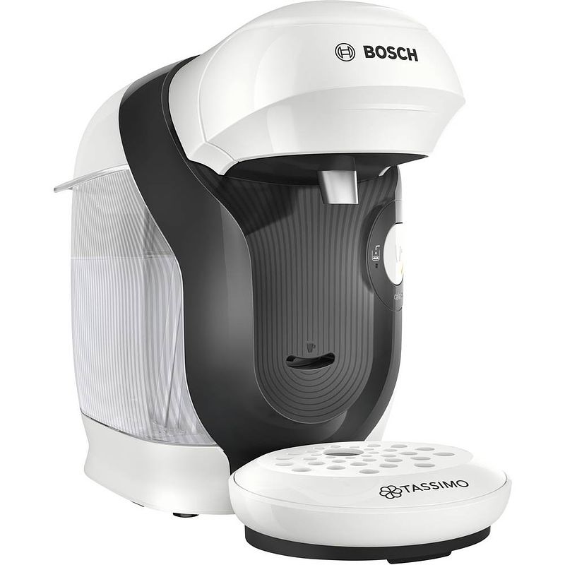 Foto van Bosch haushalt style tas1104 capsulemachine wit, zwart tassimo