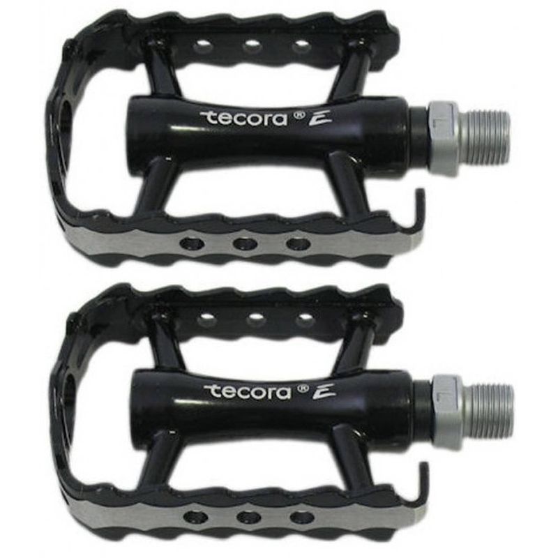 Foto van Tecora platformpedalen set 9/16 inch atb zwart