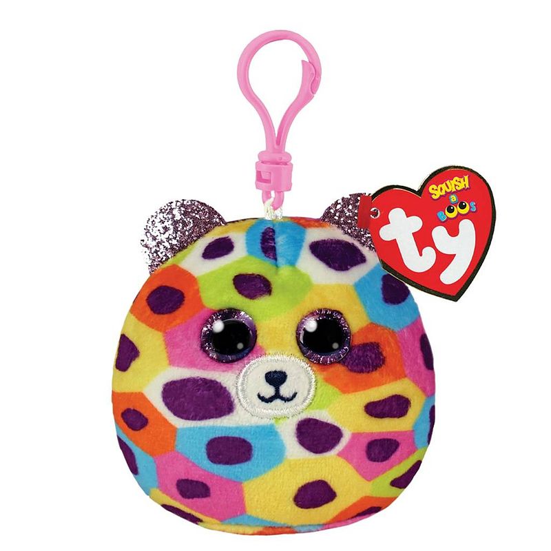 Foto van Ty squish a boo clips giselle leopard 8cm