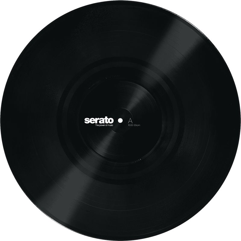 Foto van Serato scv-ps-blk-sg standard colors 12" single vinyl zwart