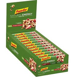 Foto van Powerbar natural energy cereal bar strawberry en cranberry voordeelverpakking