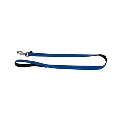 Foto van Dierenbenodigdheden vadigran leiband nylon soft grip blauw 120cmx20mm