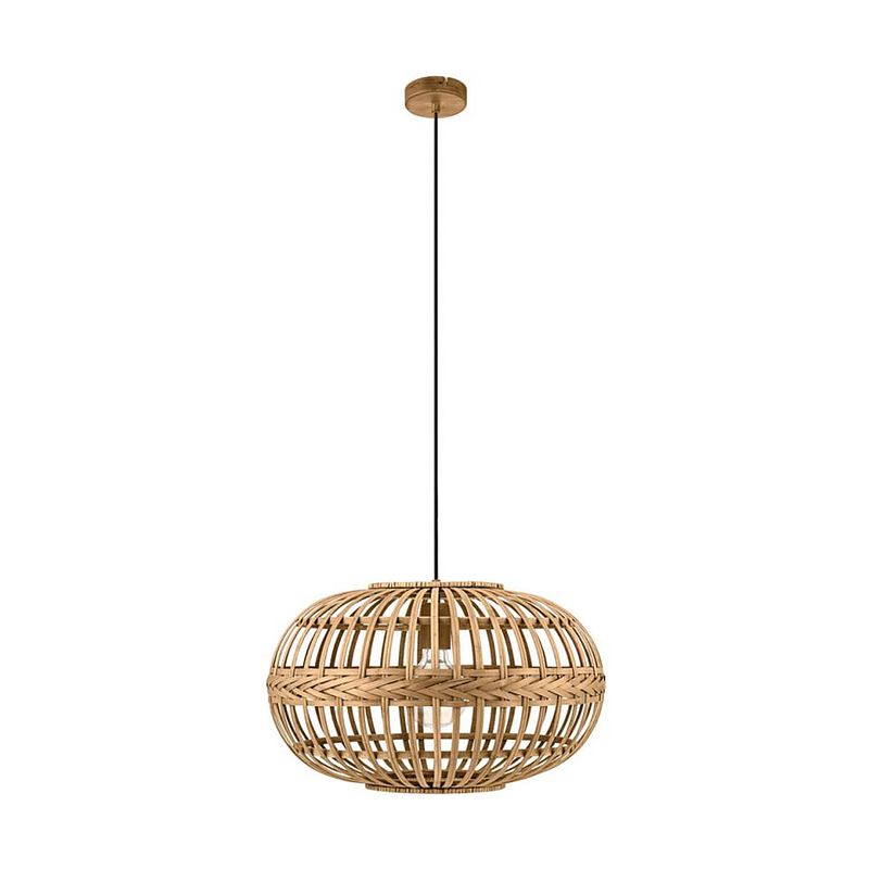 Foto van Eglo hanglamp amsfield - ø38 cm - hout