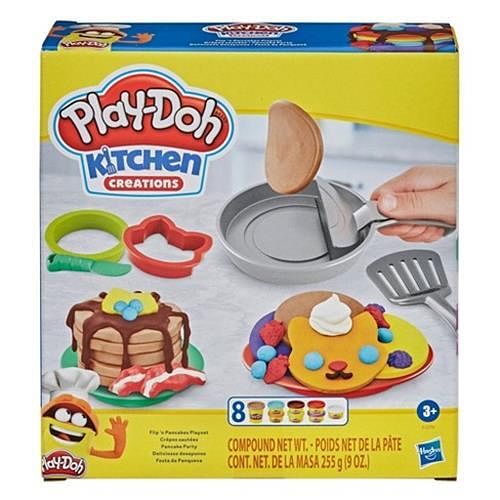 Foto van Play-doh speelset kitchen flip in the pan junior 23-delig