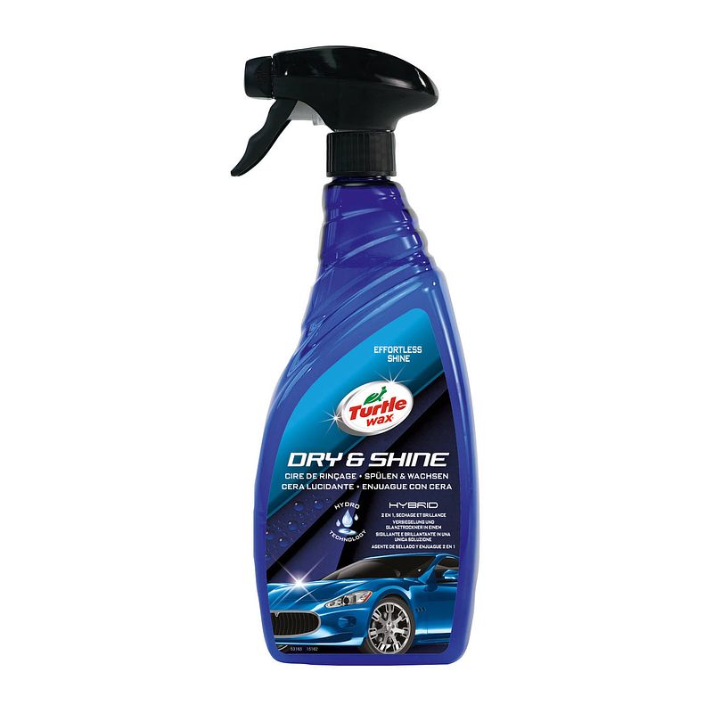 Foto van Turtle wax autowax 53163 dry & shine 750 ml