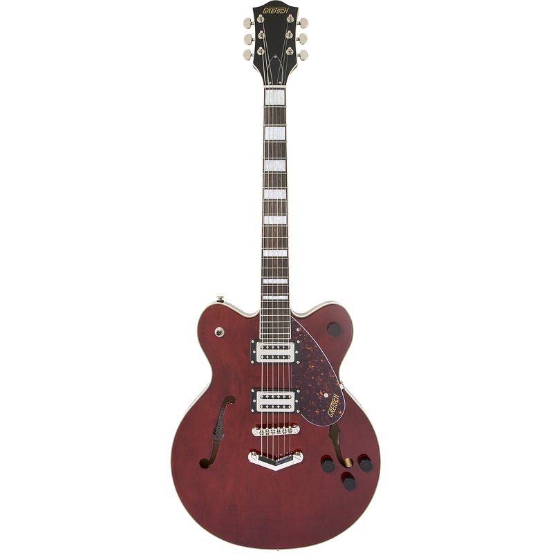 Foto van Gretsch g2622 streamliner centerblock dc walnut stain